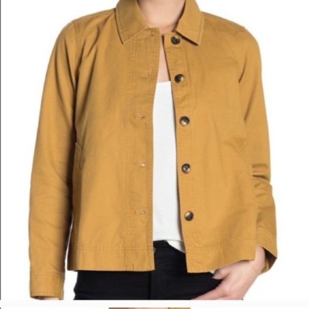 Madewell Northwood Cropped Tan Jacket XXS